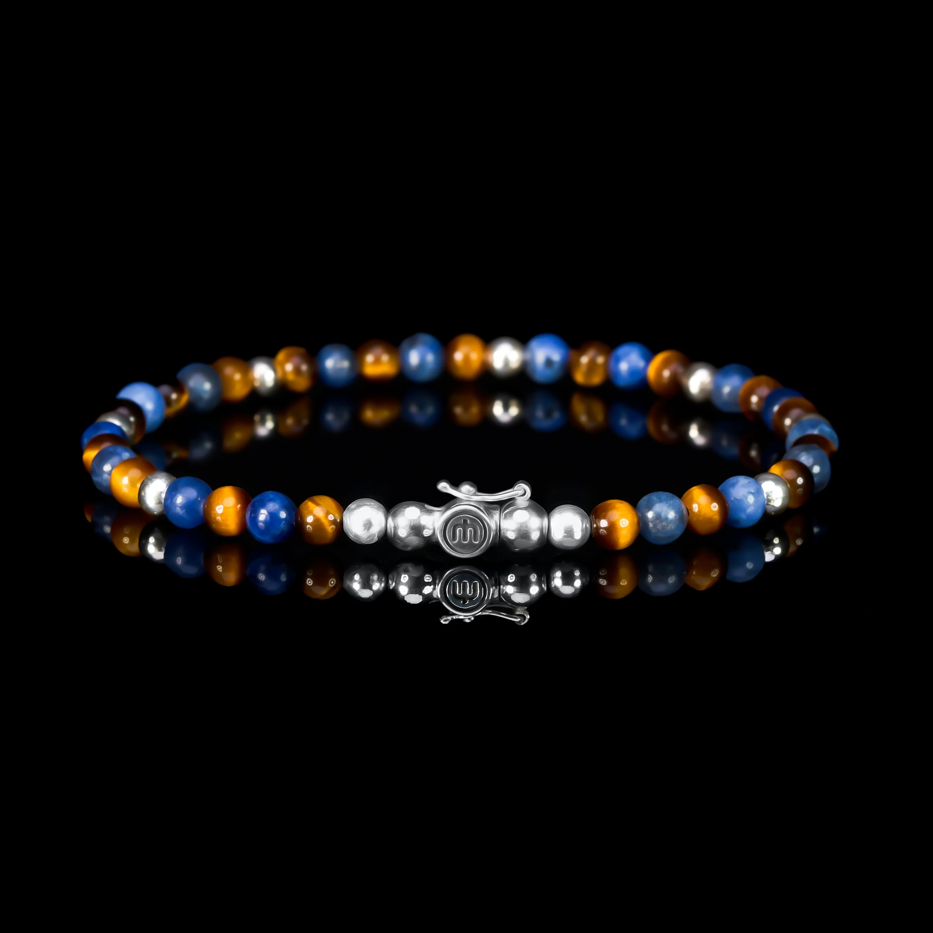 Tiger Eye & Sodalite Mix - 4mm